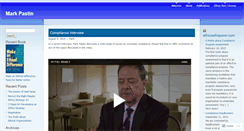 Desktop Screenshot of markpastin.com